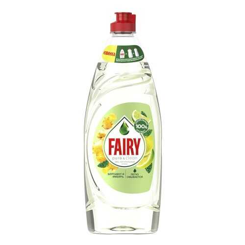 Средство для мытья посуды Fairy Pure & Clean Бергамот и Имбирь 650мл в Gipfel