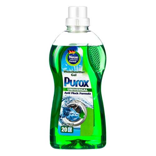 Гель Purox Universal для стирки универсальный 20 стирок 1000 мл в Gipfel