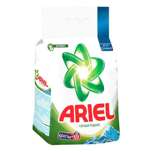 Порошок для стирки Ariel automat горный родник 4.5 кг в Gipfel