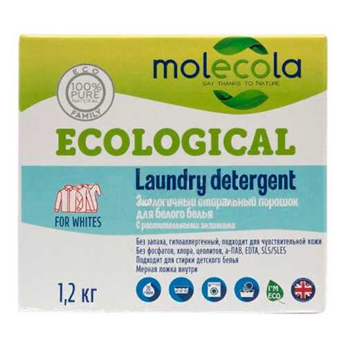 Порошок для стирки Molecola для белого белья 1.2 кг в Gipfel