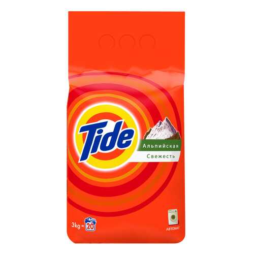 Порошок для стирки Tide альпийская свежесть 3 кг в Gipfel
