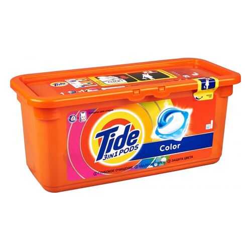 Жидкость для стирки Tide в растворимых капсулах color 30*24.8 г в Gipfel