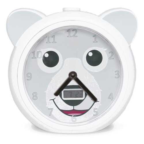 Часы-будильник Zazu Медвежонок Бобби ZA-BOBBY-01 (White) в Gipfel