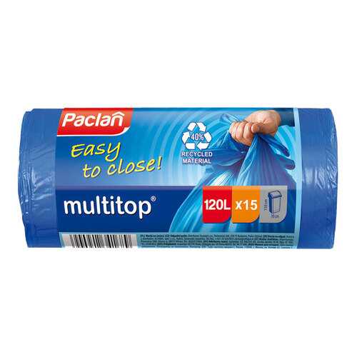 Мешок для мусора Paclan MULTI-TOP 120 л 15 шт в Gipfel