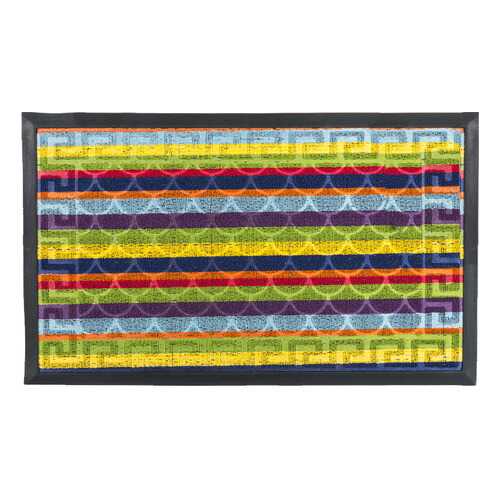 Коврик придверный SHAHINTEX LUX multicolor 45x75см, радуга в Gipfel