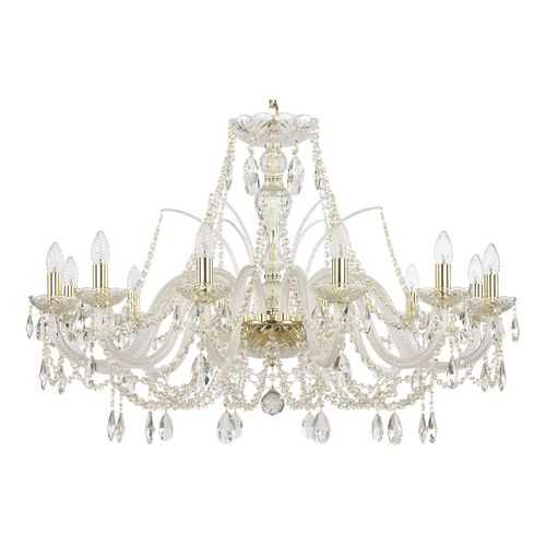 Люстра хрустальная 105/12/360 G Bohemia Ivele Crystal в Gipfel
