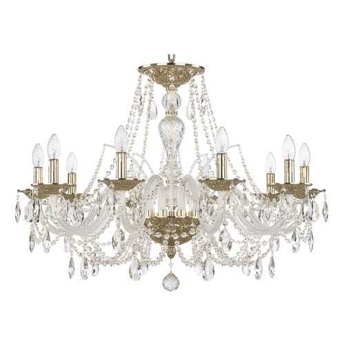 Люстра хрустальная 1605/10/300 G Bohemia Ivele Crystal в Gipfel