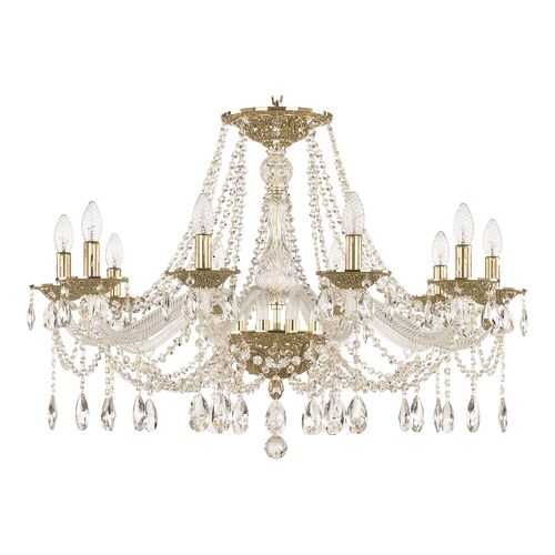 Люстра хрустальная 1607/10/300 G Bohemia Ivele Crystal в Gipfel