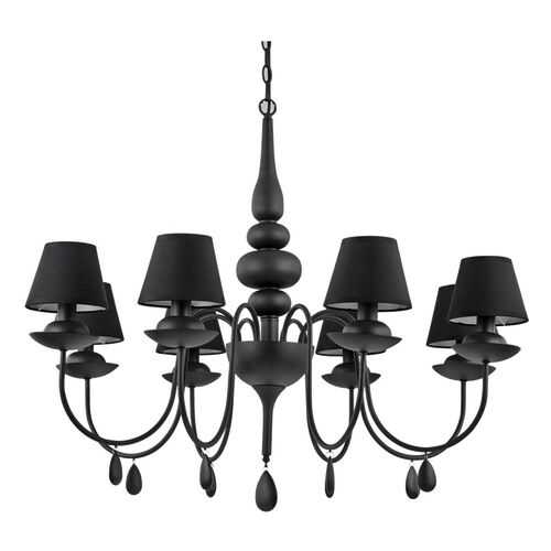 Люстра подвесная Ideal Lux Blanche SP8 Nero в Gipfel