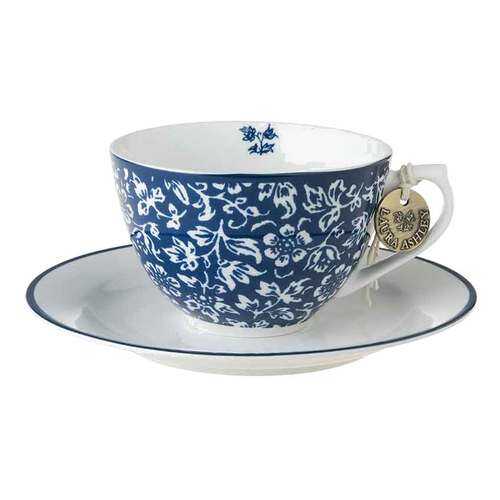 Чашка с блюдцем Laura Ashley Blueprint 260мл Sweet Allysum в Gipfel