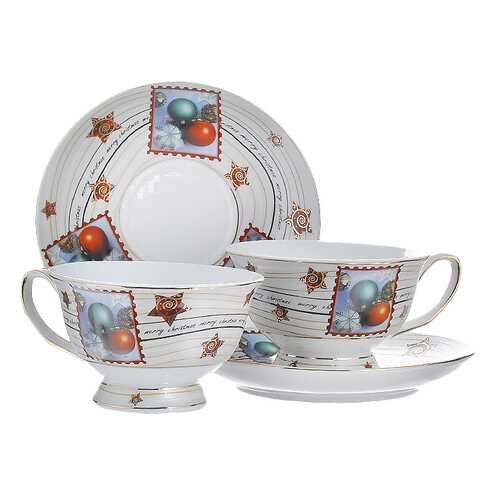 Чайный сервиз House & Holder Merry Christmas HY587 2 персоны в Gipfel