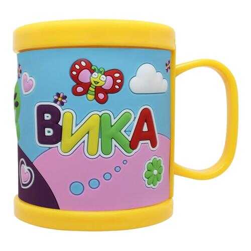 Детская кружка 3D Be Happy с именем Вика в Gipfel