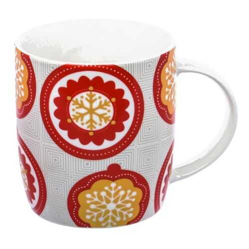 Кружка HomeStar Снежинки №1 350 мл в Gipfel