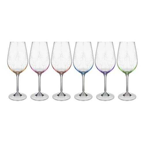 Набор бокалов для вина Bohemia Crystal, Viola, 450 мл, 6 предметов в Gipfel