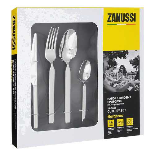 Набор столовых приборов Zanussi ZUC34100BF 24 пр в Gipfel