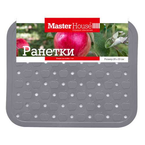 Коврик для сушки посуды MasterHouse 60420 Зеленый, серый в Gipfel