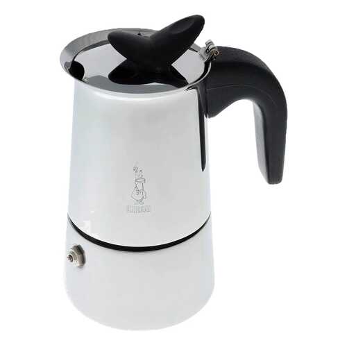 Кофеварка гейзерная Bialetti Musa Induzione 4273 Серебристый, черный в Gipfel