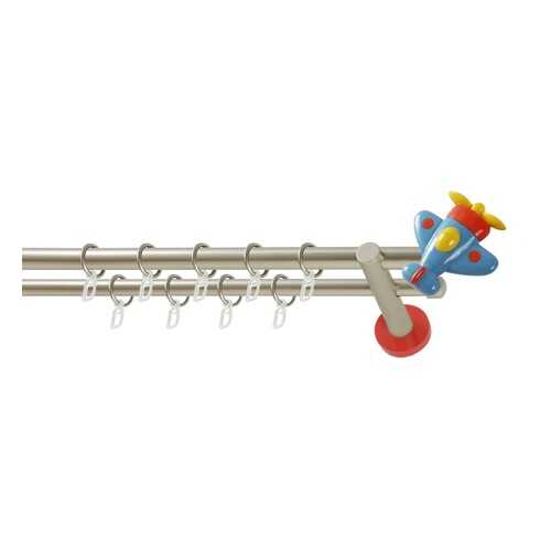 Карниз для детской комнаты Самолетик, WERDECO, 2-рядный, 180 см в Gipfel