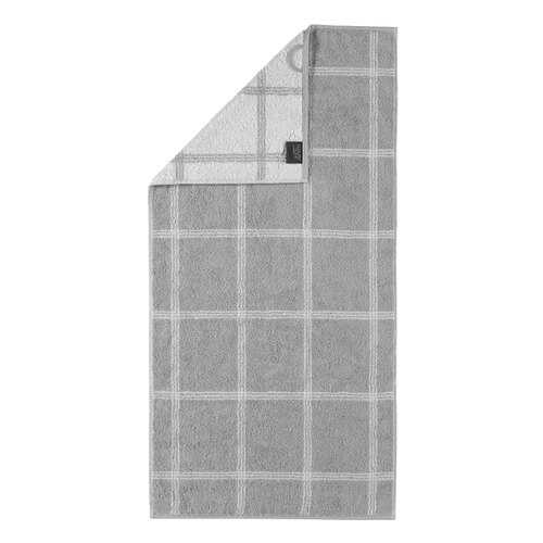 Полотенце 50x100см CAWO TWO-TONE, цвет платиновый в Gipfel