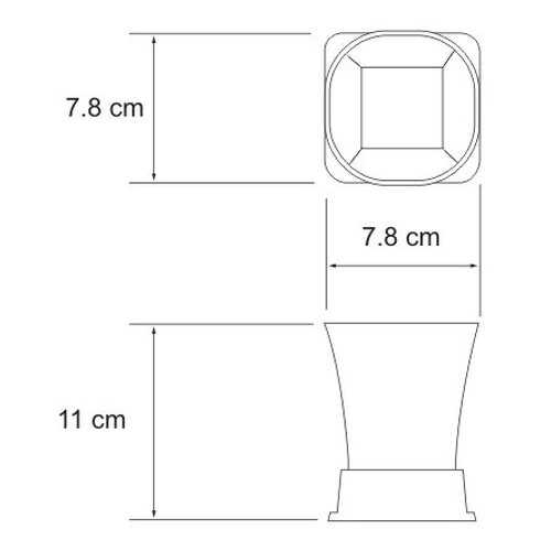 Стакан для зубных щеток, Wasserkraft Amper K-5428 в Gipfel